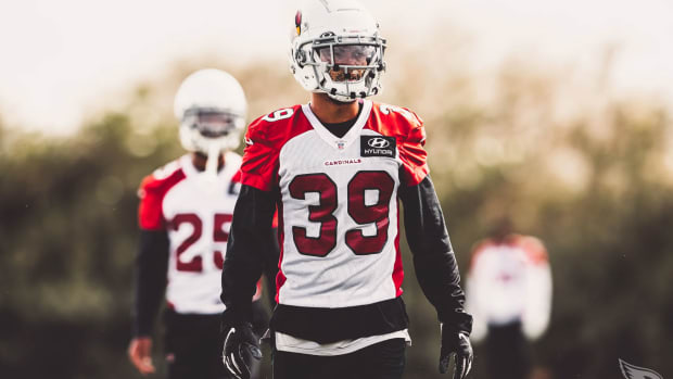 Arizona Cardinals practice squad cornerback Jace Whittaker